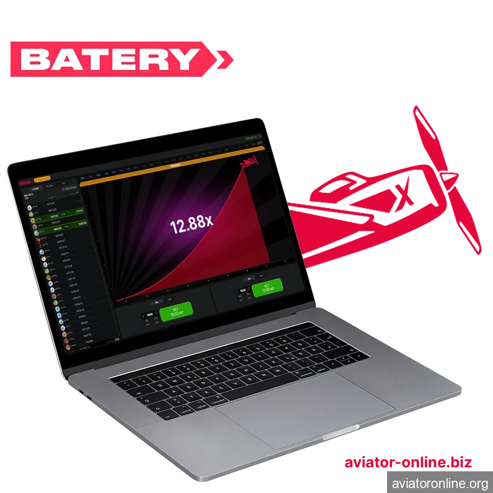 Batery provides the opportunity to play Aviator.