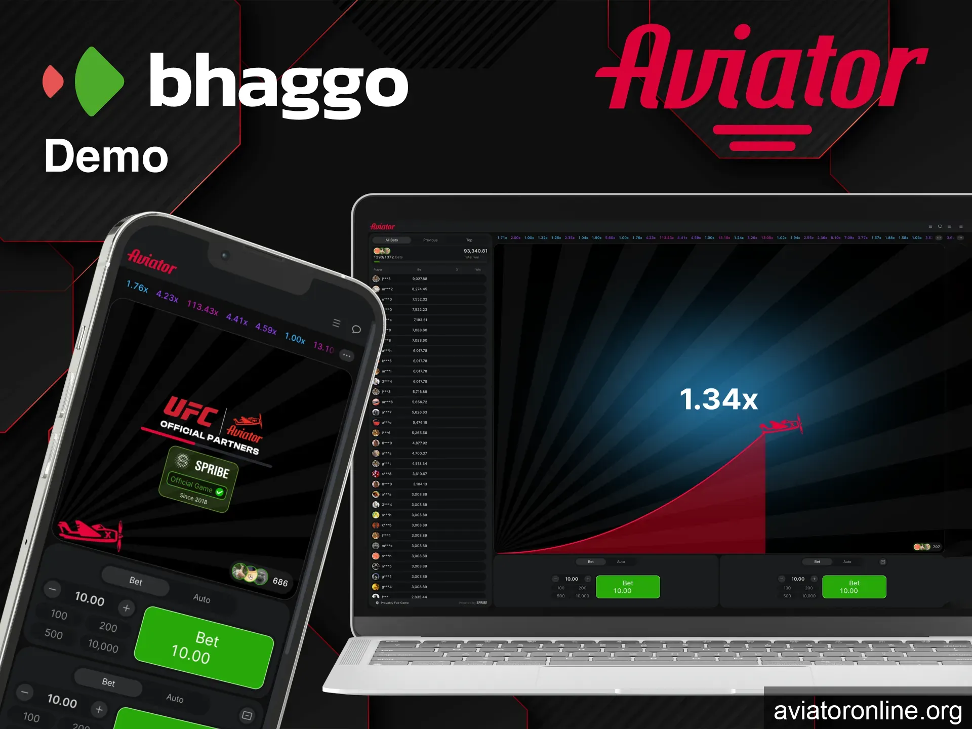 Try Aviator demo mode on Bhaggo before betting real money.