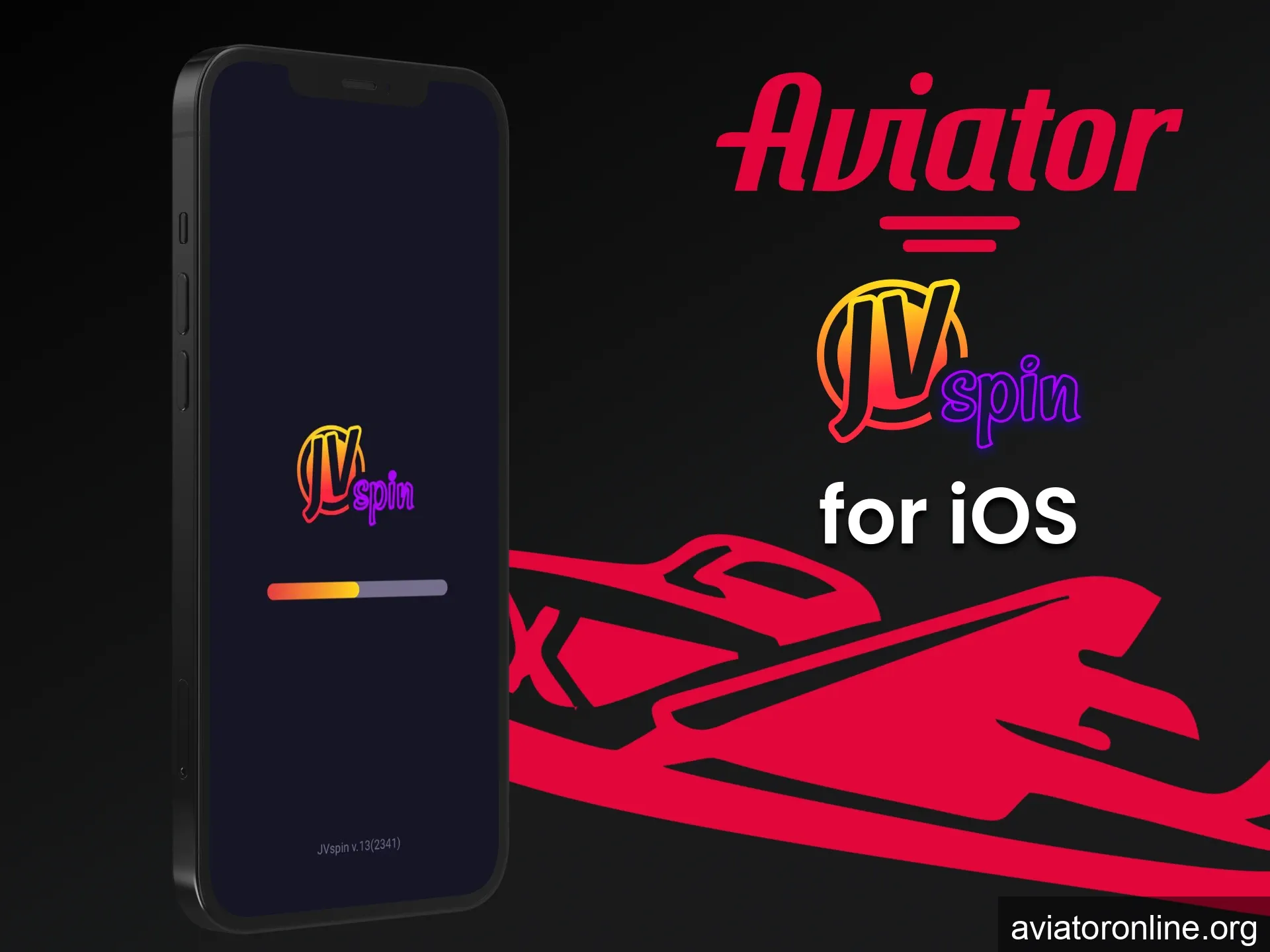 Play Aviator on the JV Slot iOS app.