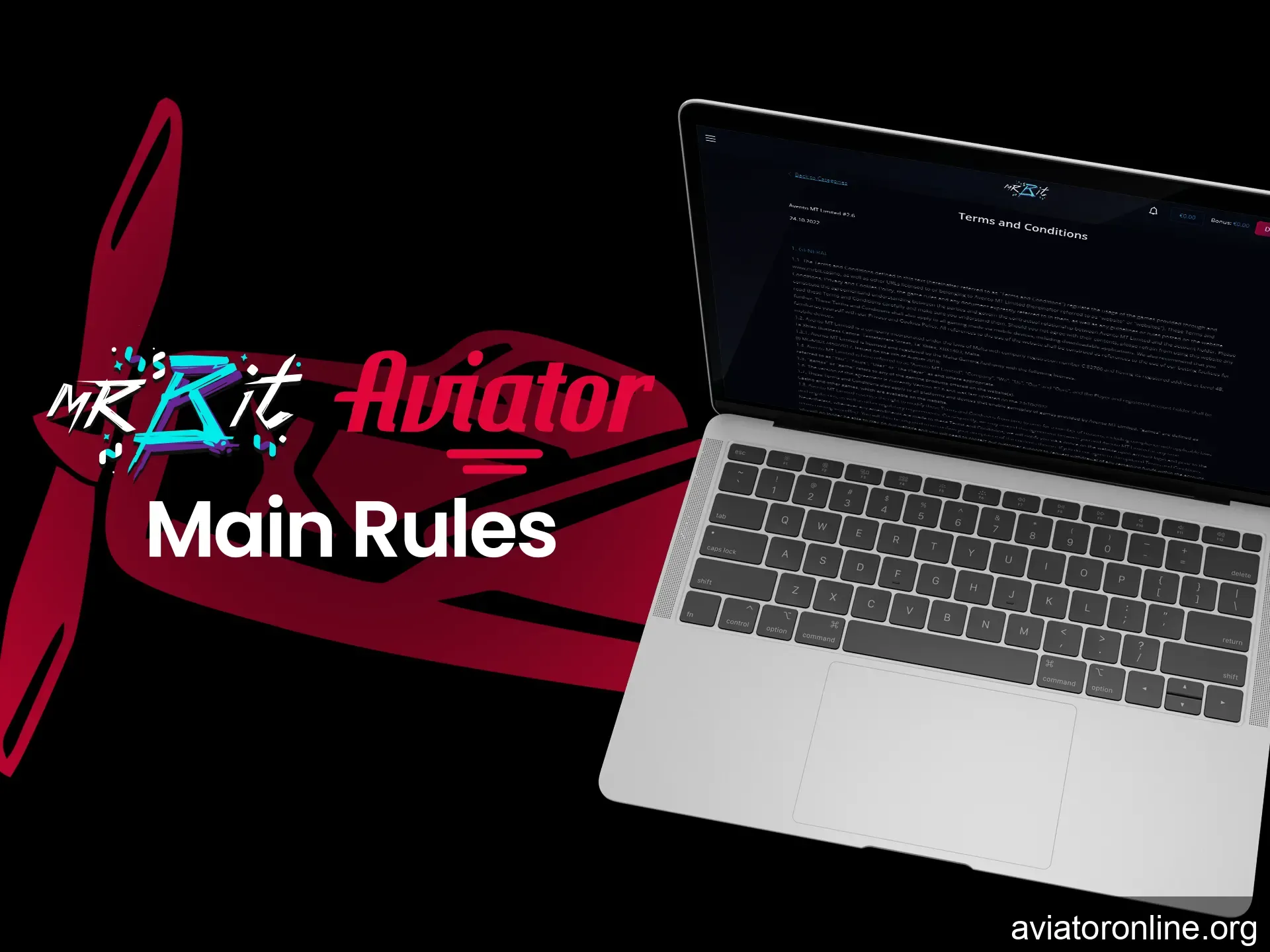 Learn the rules of the Mr. Bit service for playing Aviator.