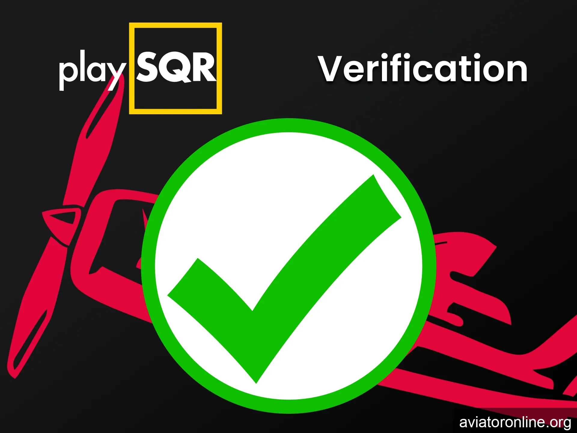 Fill out all the information on the PlaySQR website to play Aviator.