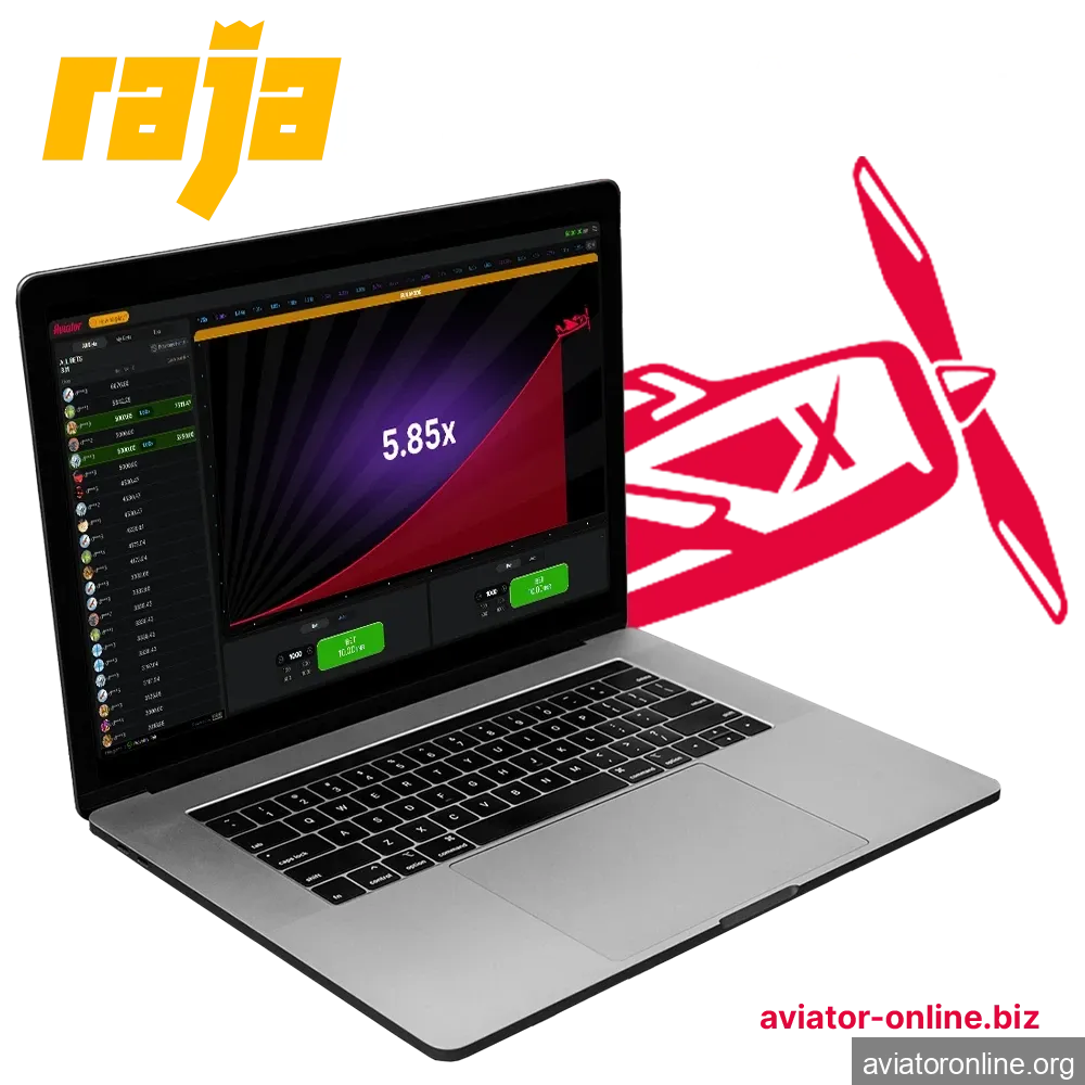 Rajabets offers the popular Aviator game.