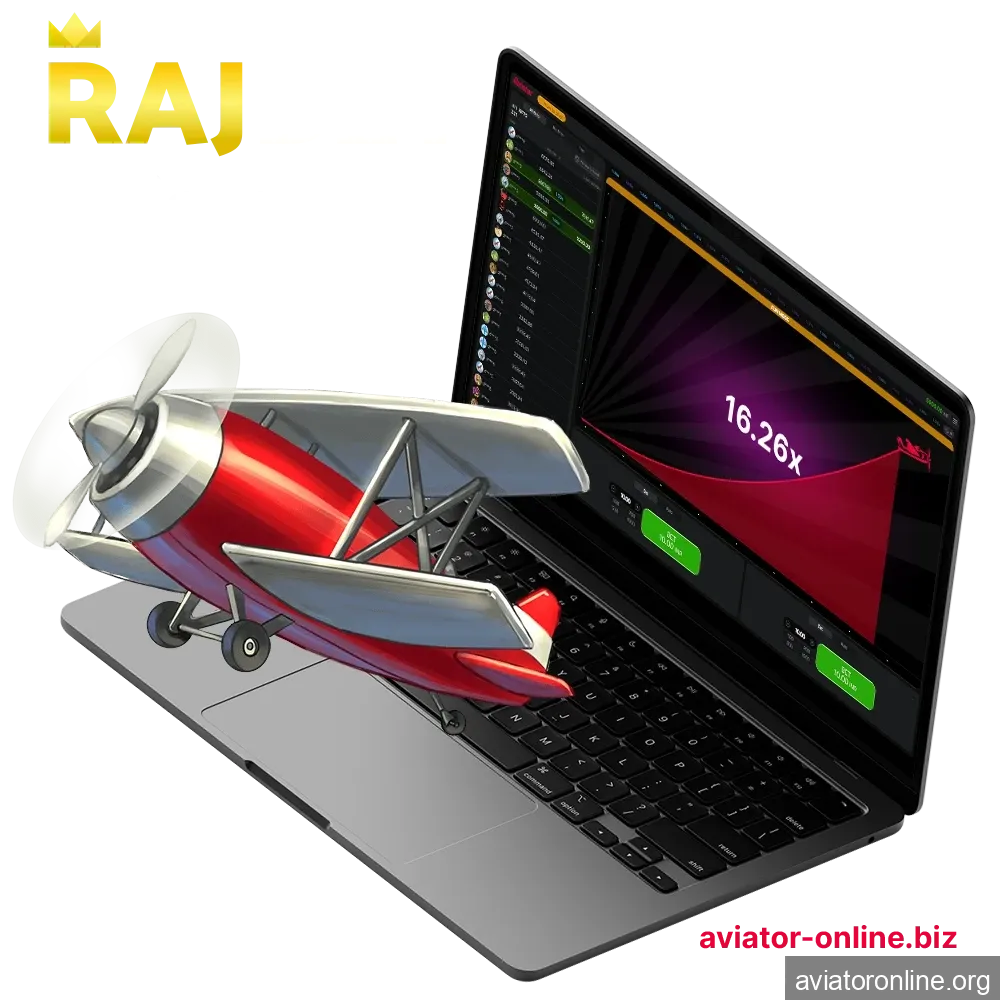 Try out the Aviator game at Rajbet Casino.
