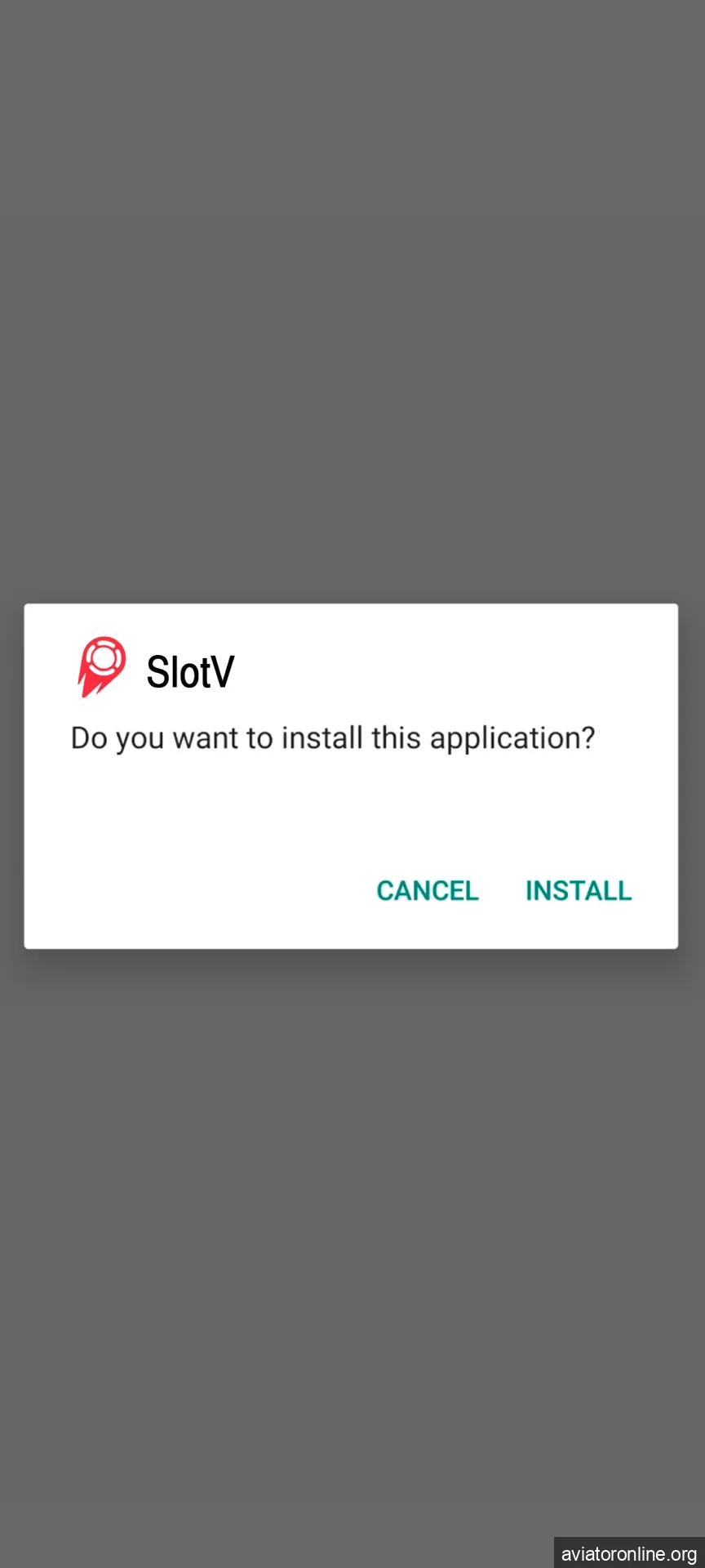 Install the SlotV app on Android.