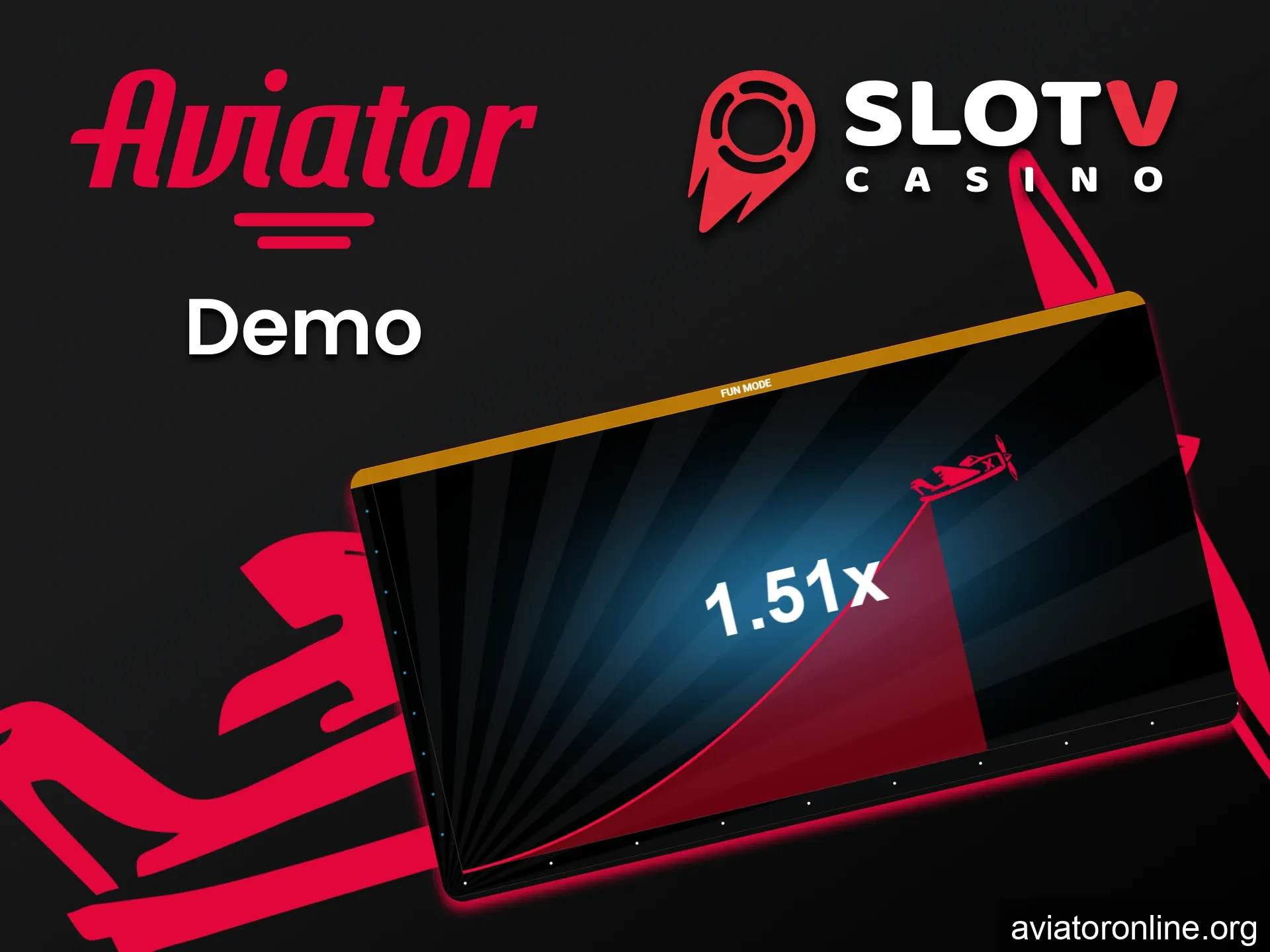 Train in the demo version of Aviator on SlotV.